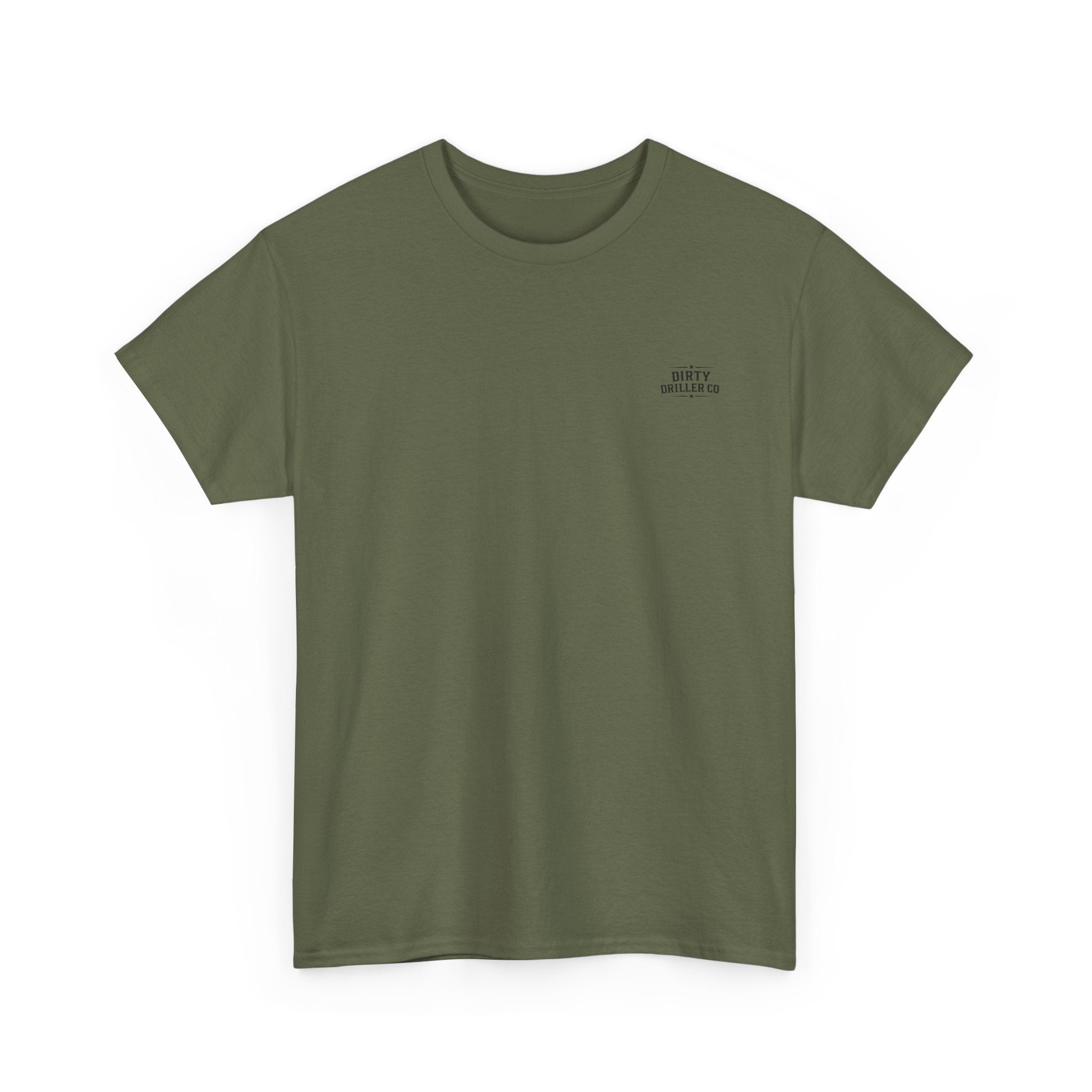 Dirty Driller Co. Black Stripper Logo Graphic Tee