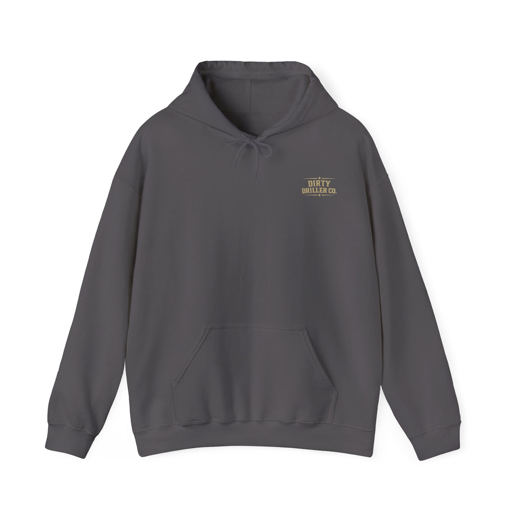 Dirty Driller Co. We Fill you Box Graphic Hoodie