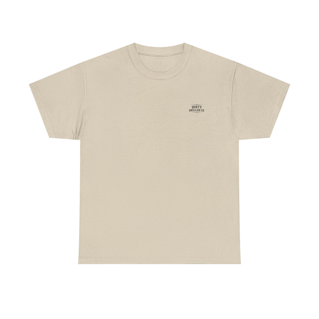 Dirty Driller Co. Black Stripper Logo Graphic Tee