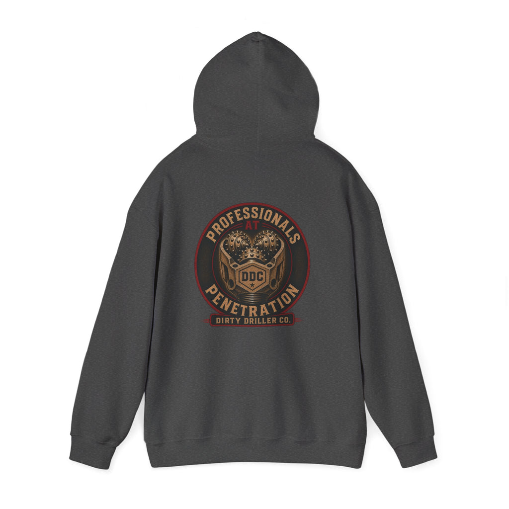 Dirty Driller Co. Professionals at Penetration  Graphic Hoodie