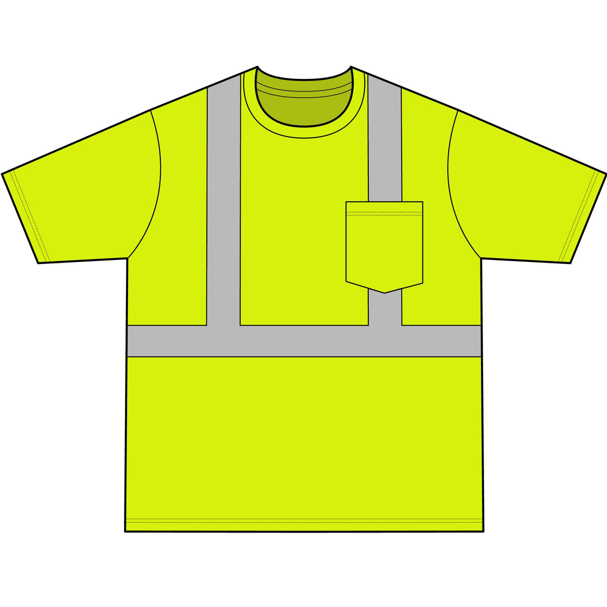 Dirty Driller Co. Stripper Logo High-Visibility Safety Shirt