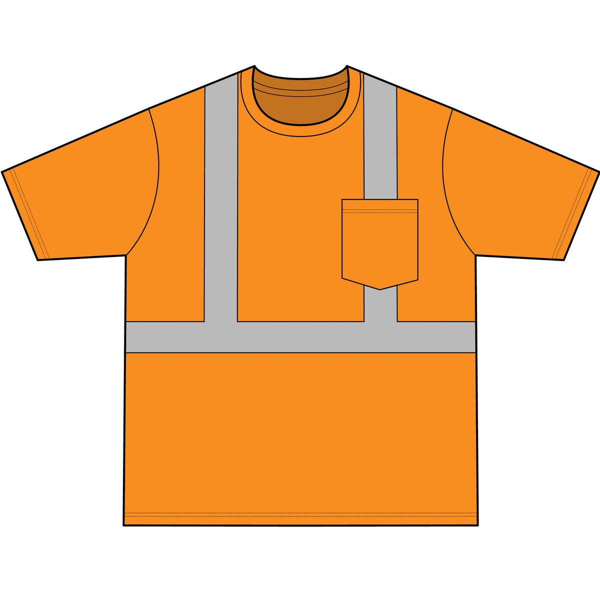 Dirty Driller Co. Stripper Logo High-Visibility Safety Shirt