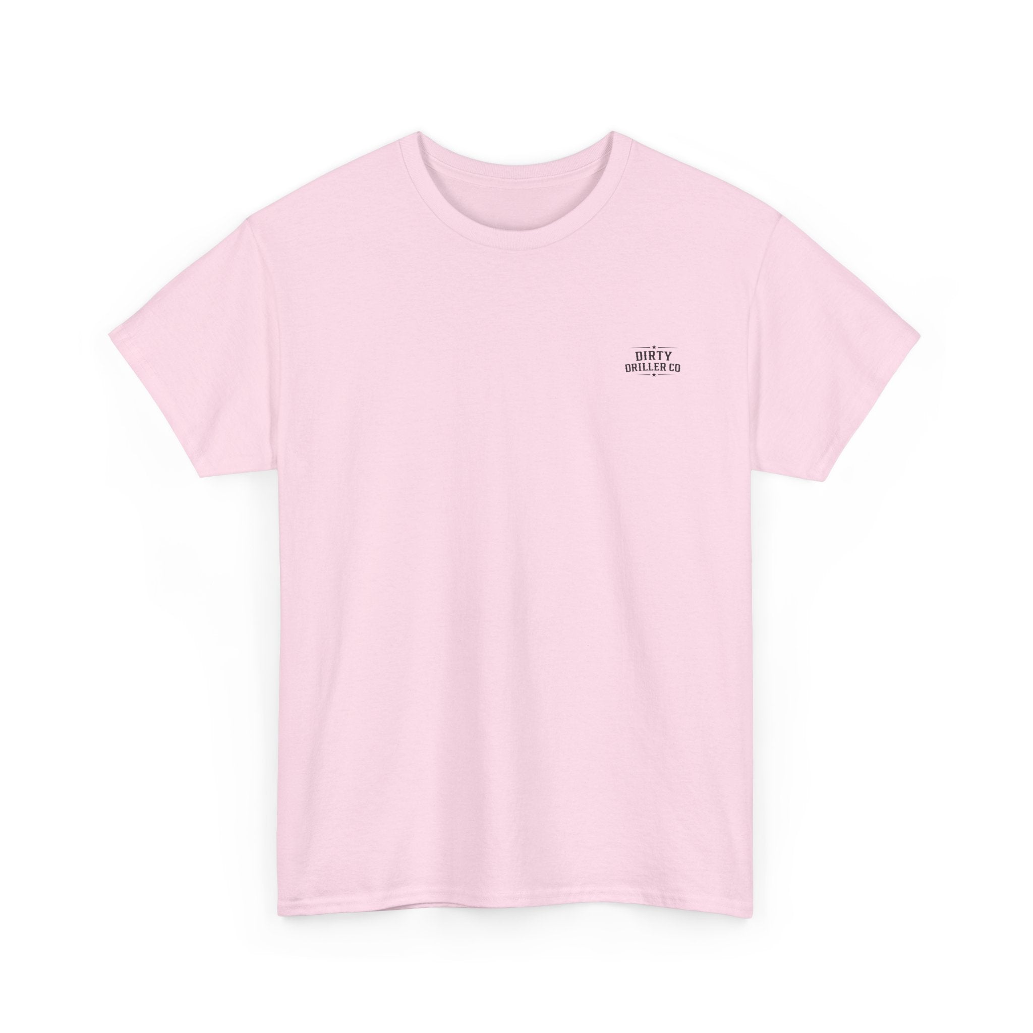 Dirty Driller Co. Black Stripper Logo Graphic Tee