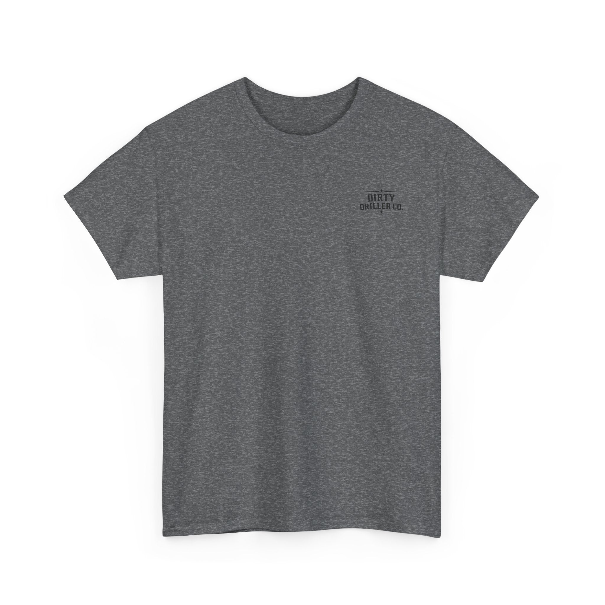 Dirty Driller Co. Black Stripper Logo Graphic Tee