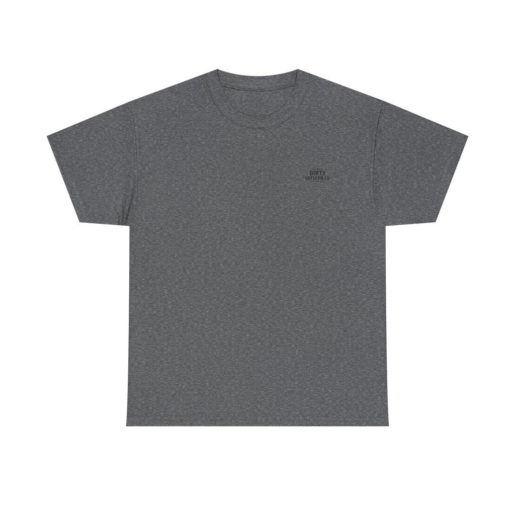 Dirty Driller Co. Black Stripper Logo Graphic Tee