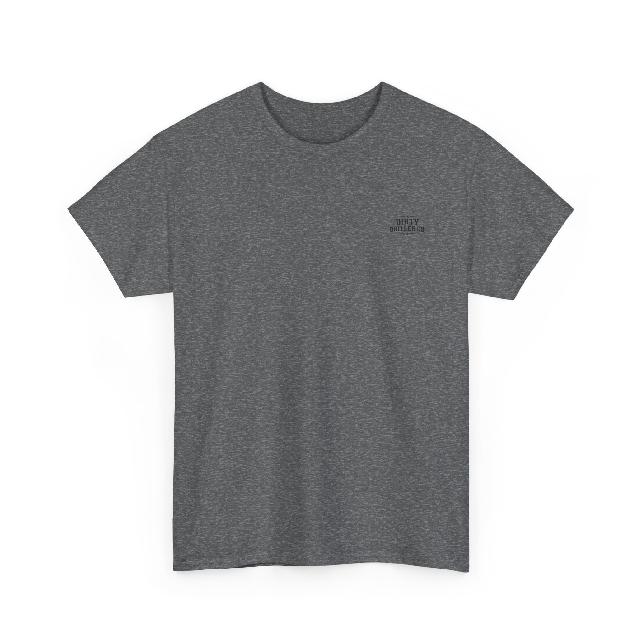 Dirty Driller Co. Black Stripper Logo Graphic Tee