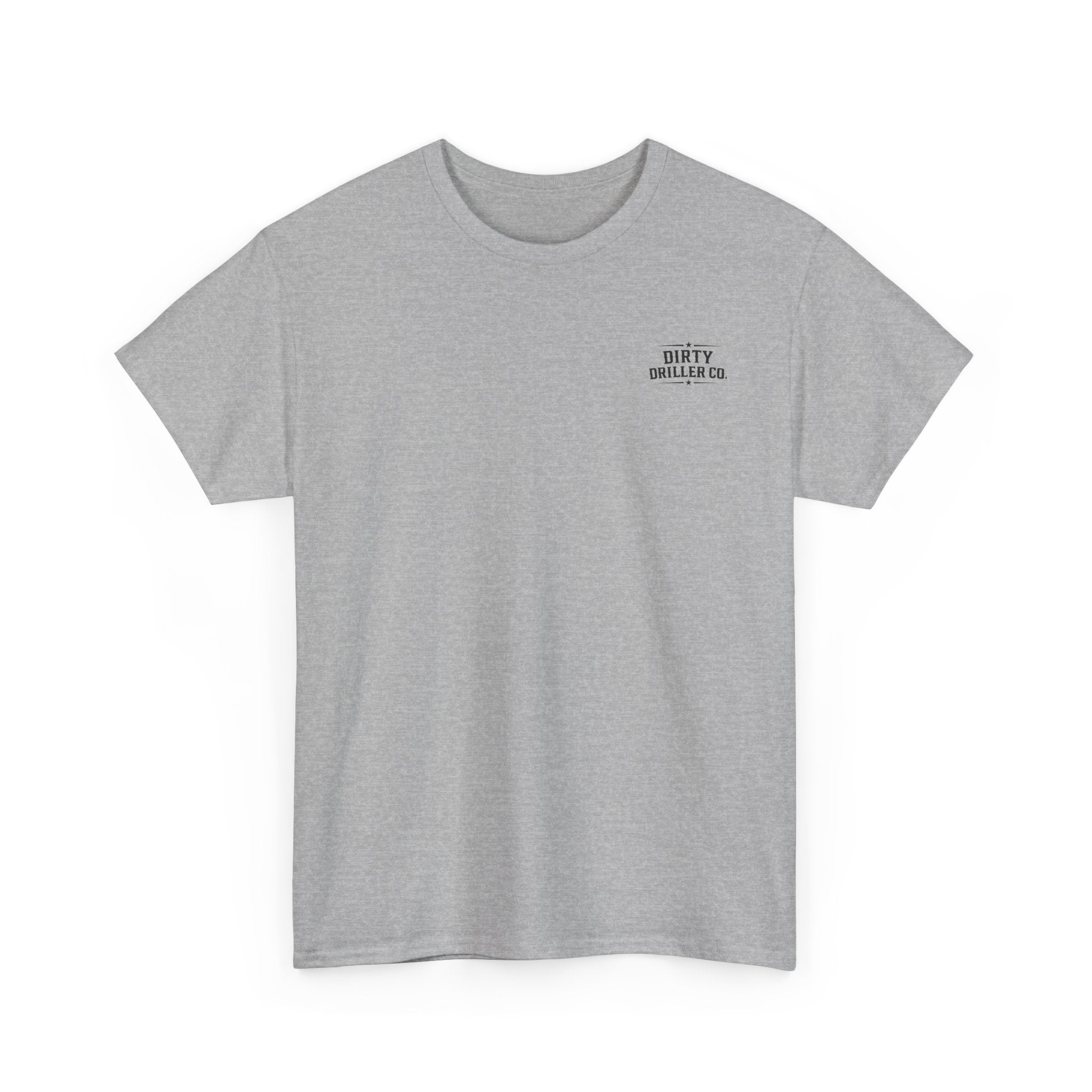 Dirty Driller Co. Black Stripper Logo Graphic Tee