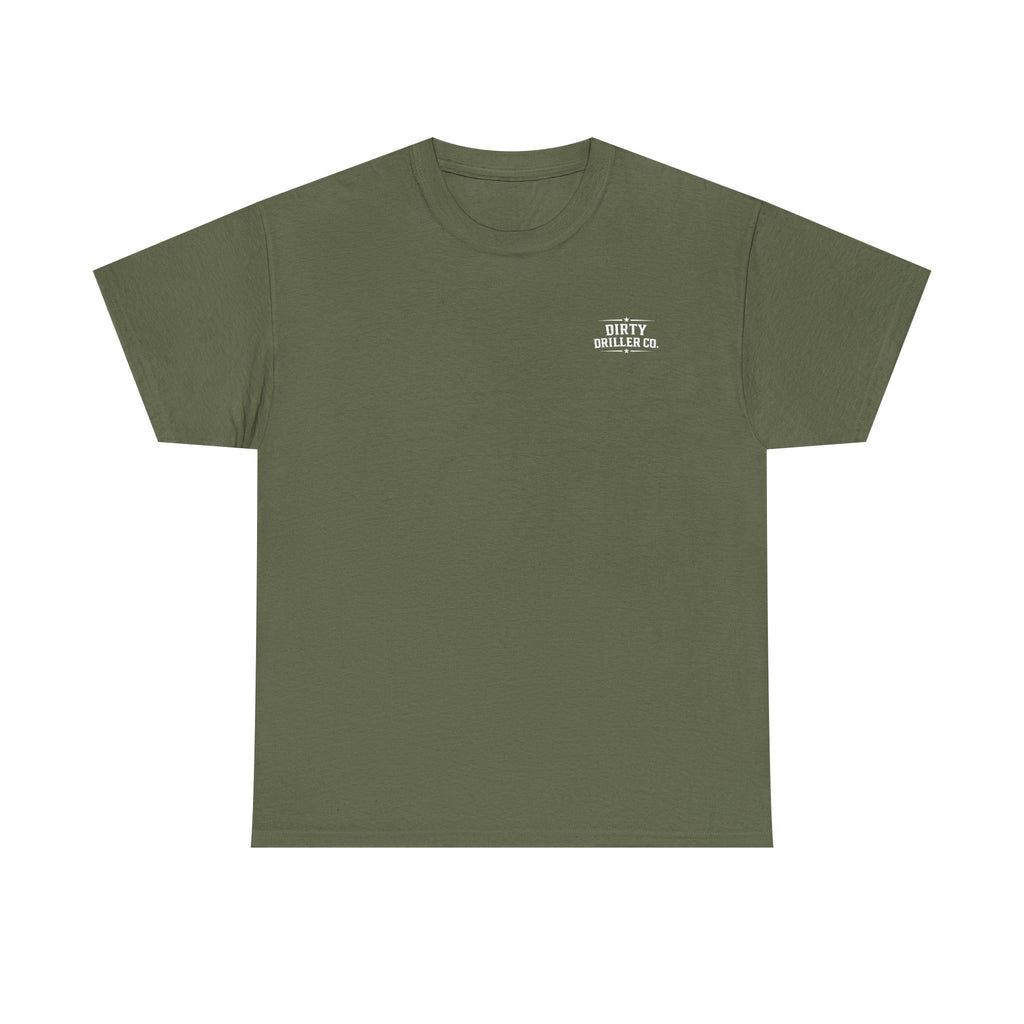 Dirty Driller Co. Dirty Hands Produce Clean Energy Graphic Tee