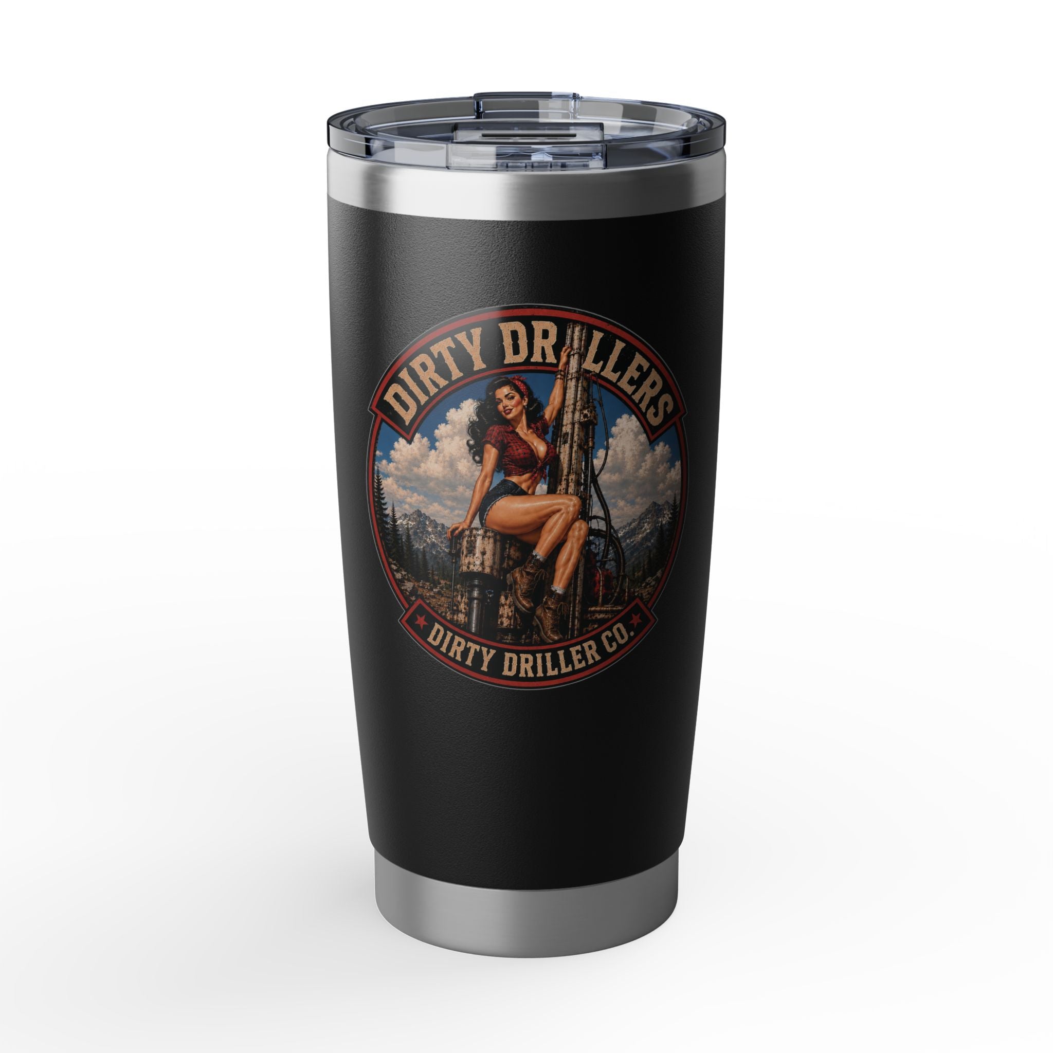 Dirty Driller Co. Signature 20 oz Stainless Steel Tumbler