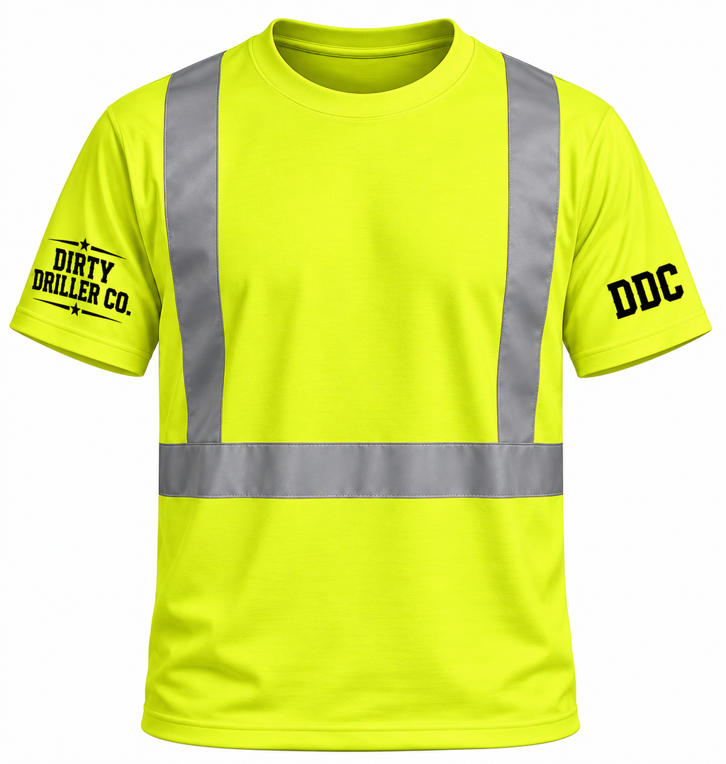 Dirty Driller Co. Stripper Logo High-Visibility Safety Shirt