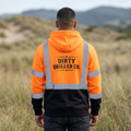 Dirty Driller Co. Hi-Vis Pullover Hoodie — ANSI Class 3 Reflective Workwear