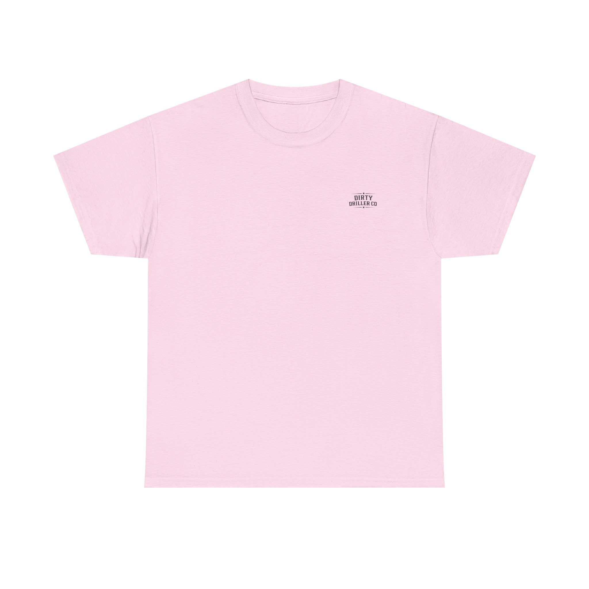Dirty Driller Co. Black Stripper Logo Graphic Tee