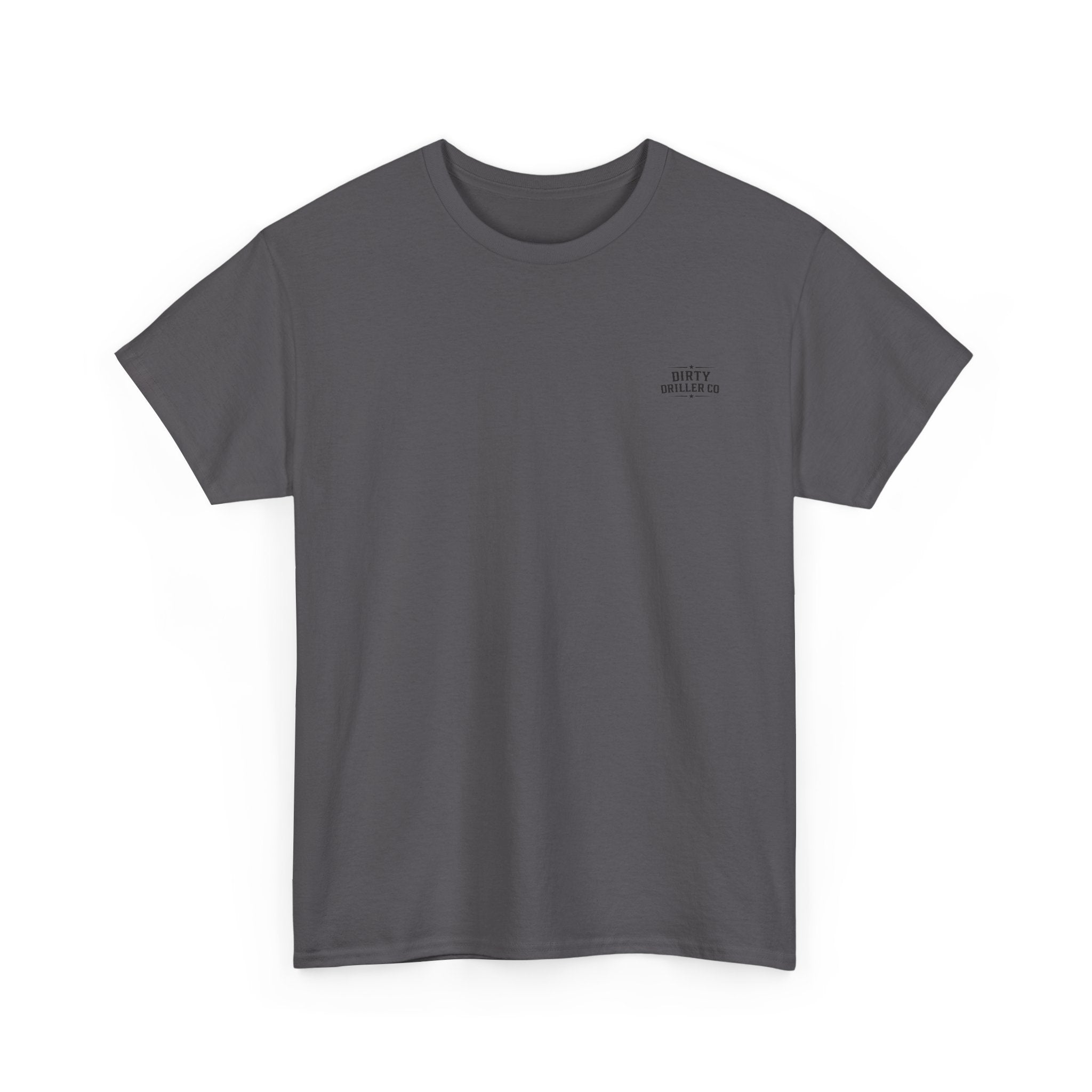 Dirty Driller Co. Black Stripper Logo Graphic Tee
