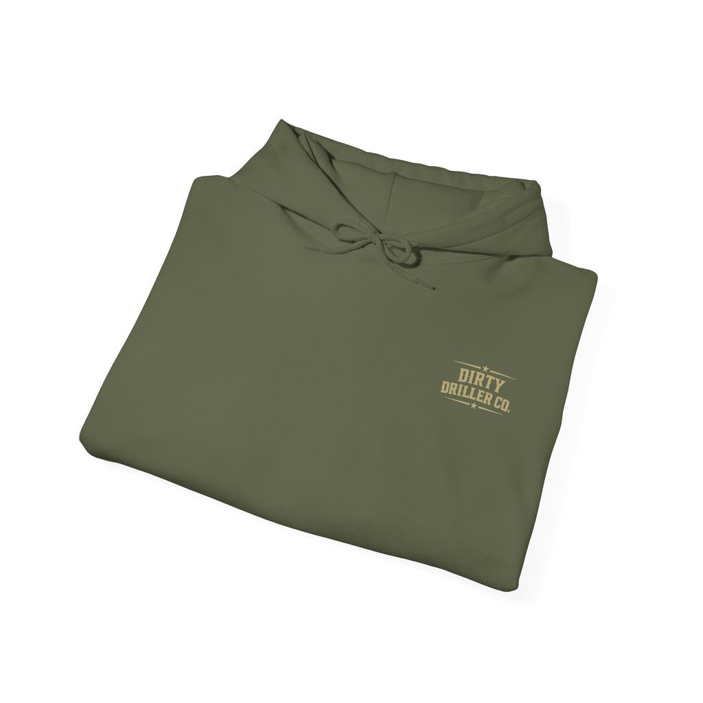 Dirty Driller Co. We Fill you Box Graphic Hoodie