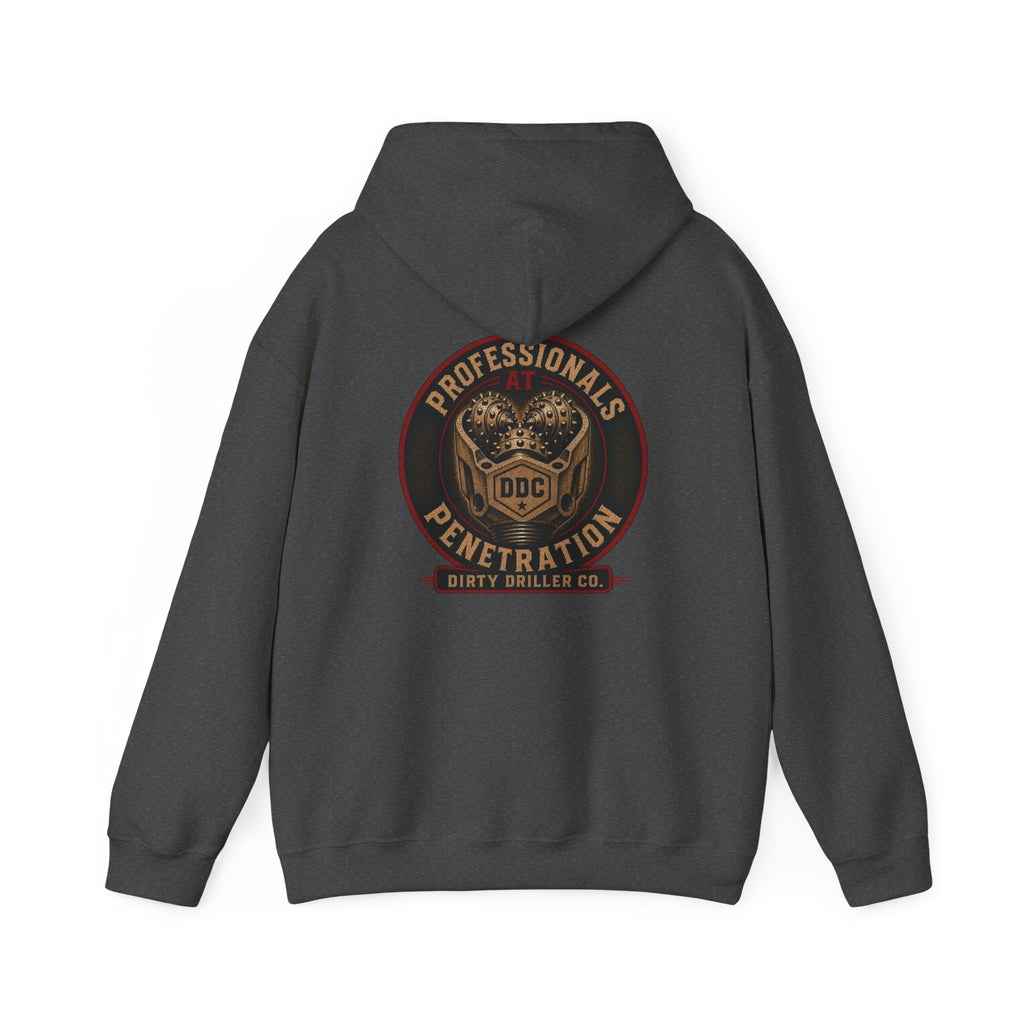 Dirty Driller Co. Professionals at Penetration  Graphic Hoodie