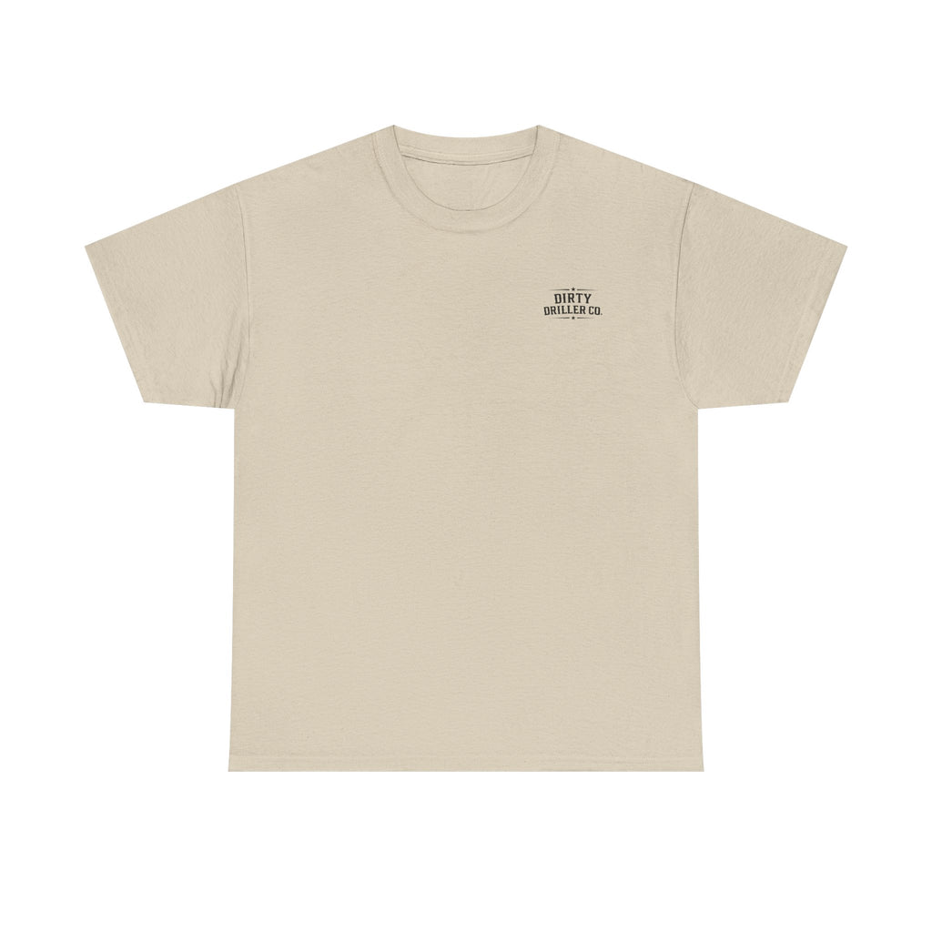 Dirty Driller Co. Black Stripper Logo Graphic Tee