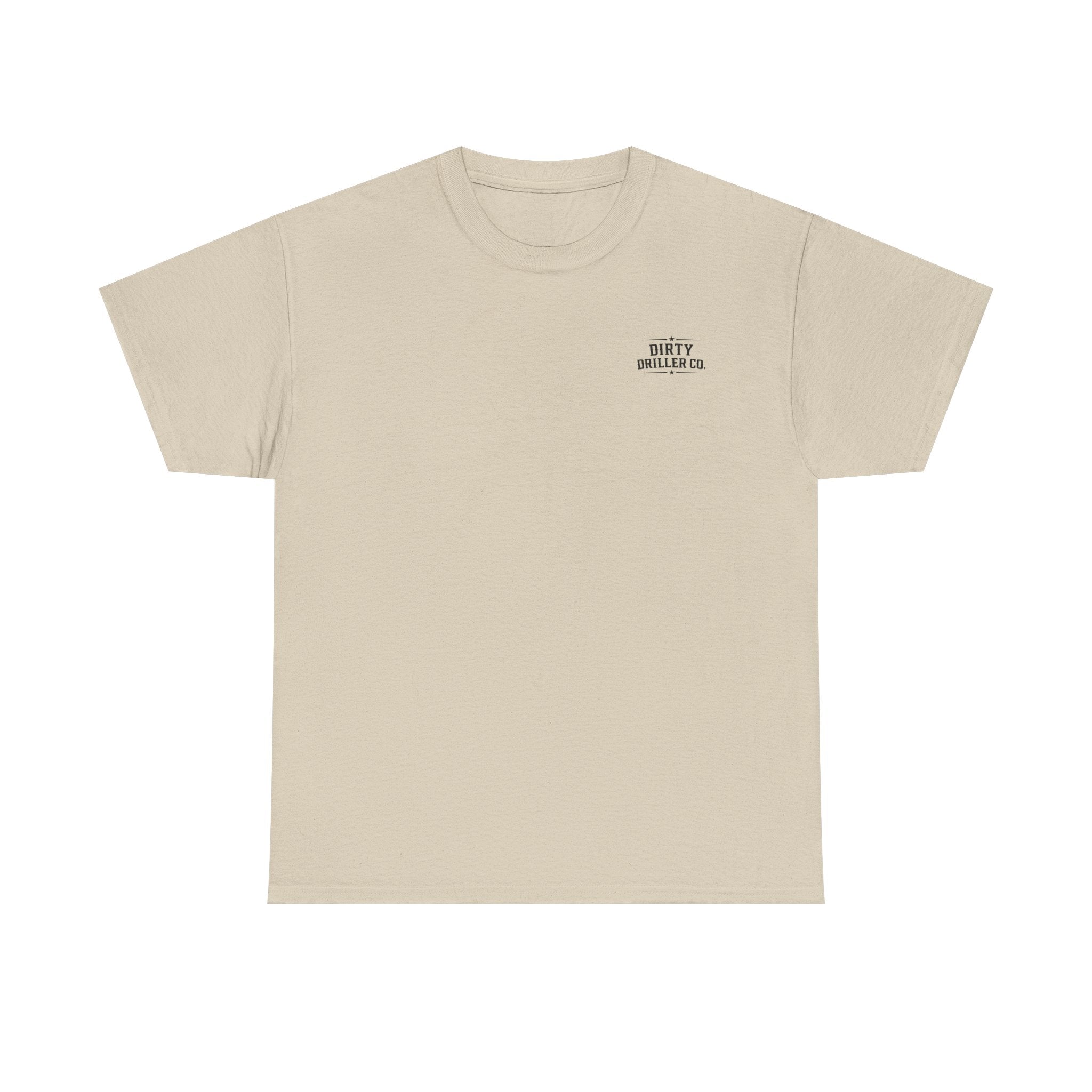 Dirty Driller Co. Black Stripper Logo Graphic Tee