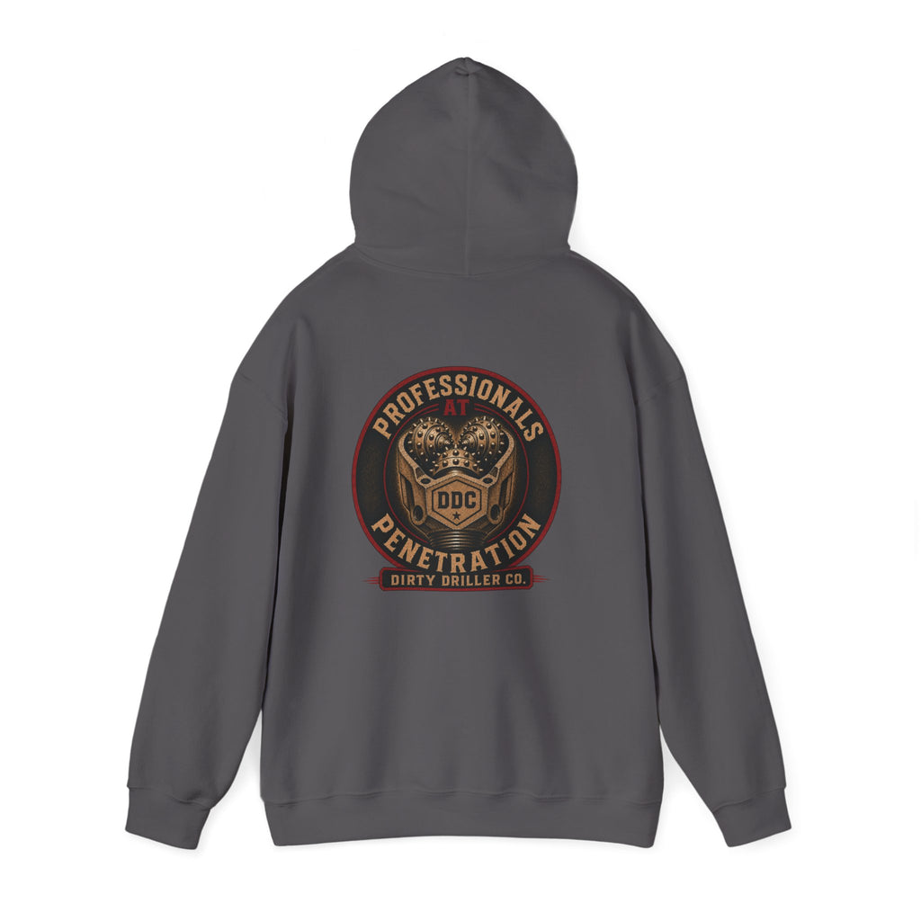 Dirty Driller Co. Professionals at Penetration  Graphic Hoodie