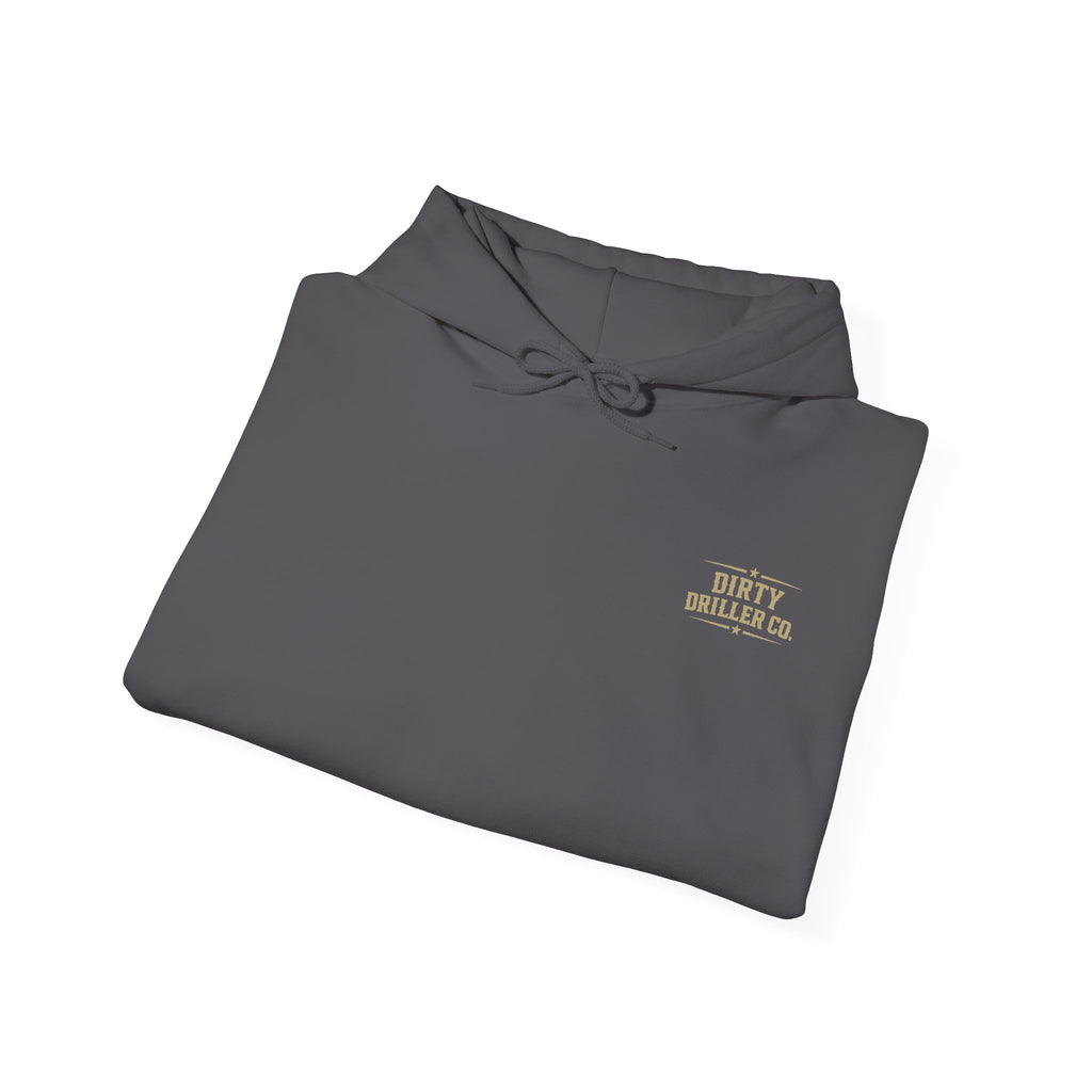 Dirty Driller Co. We Fill you Box Graphic Hoodie