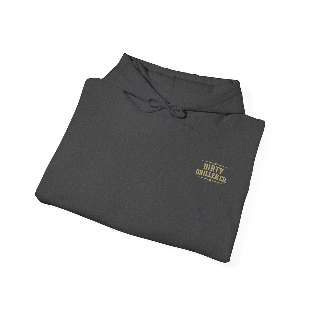 Dirty Driller Co. We Fill you Box Graphic Hoodie