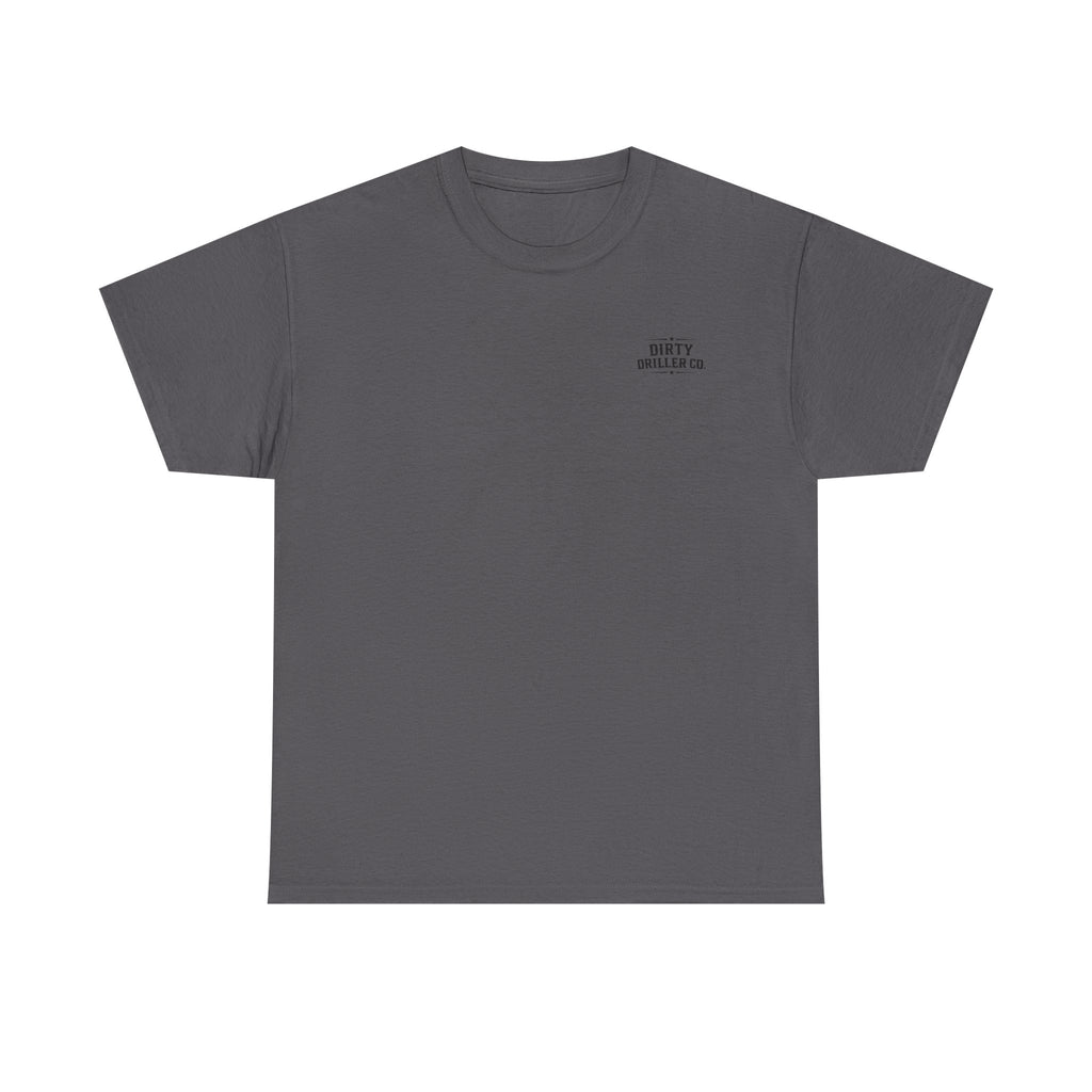 Dirty Driller Co. Black Stripper Logo Graphic Tee