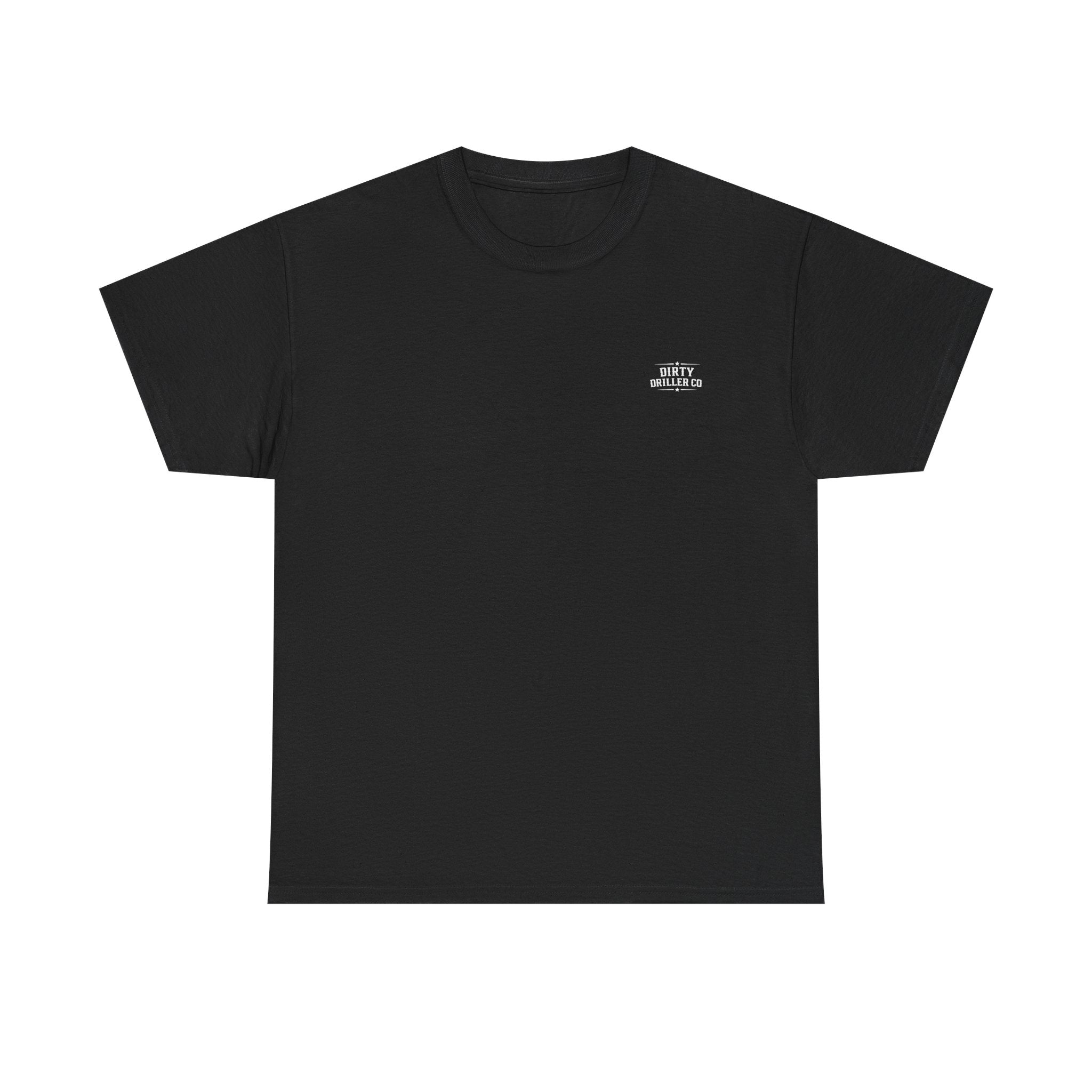 Dirty Driller Co. White Stripper Logo Graphic Tee