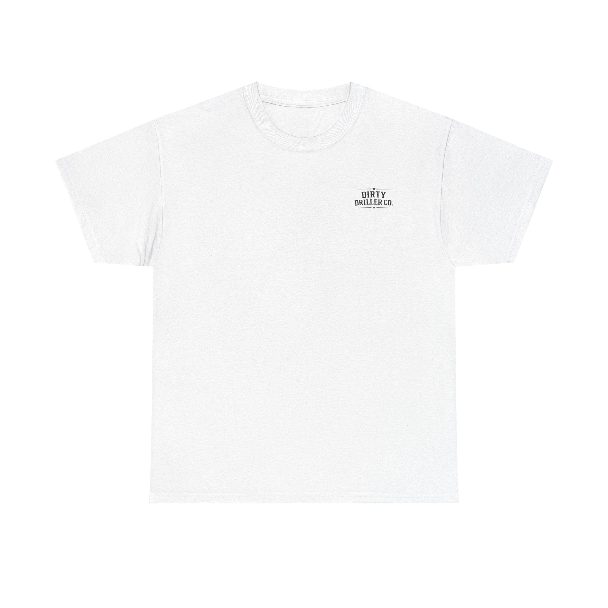 Dirty Driller Co. Black Stripper Logo Graphic Tee