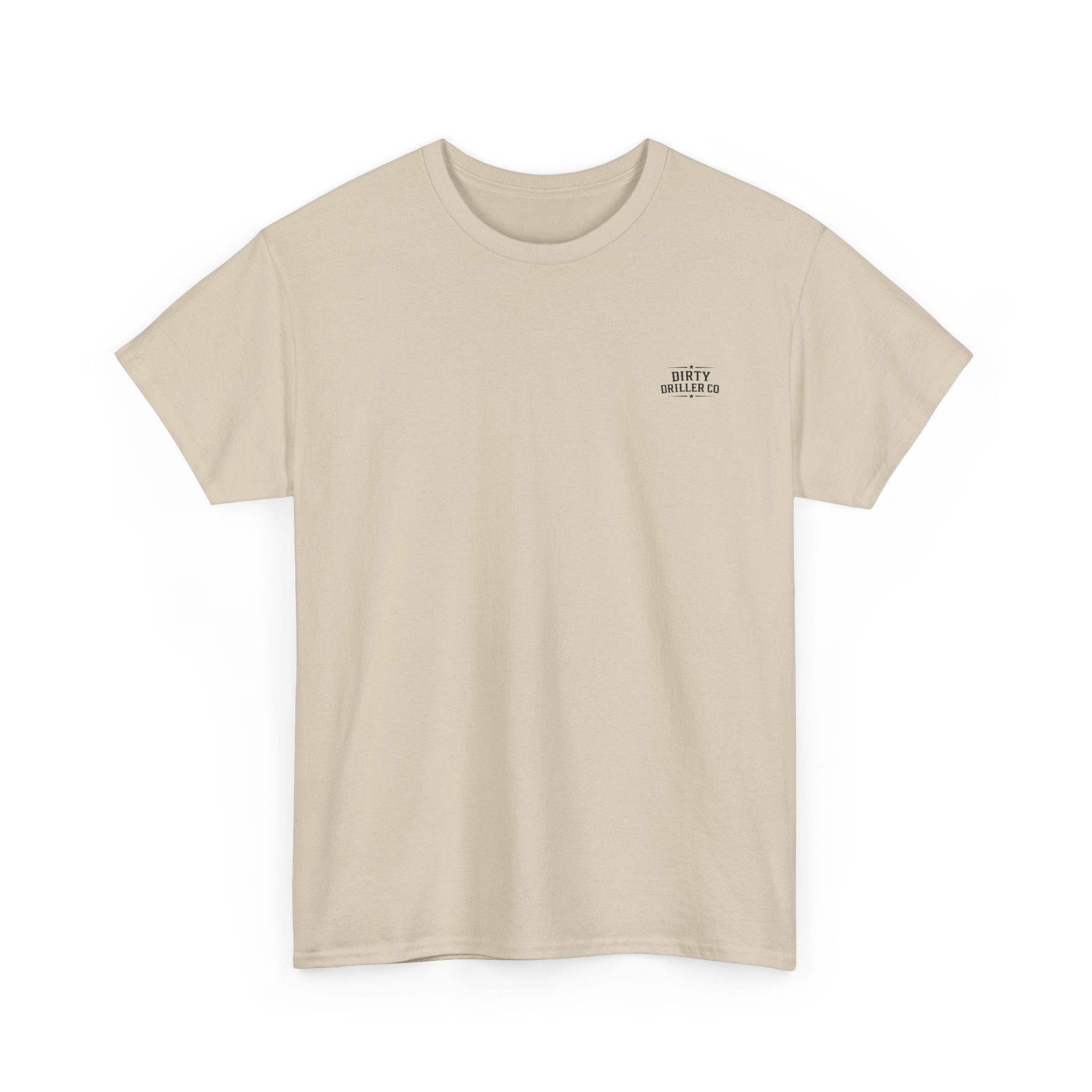 Dirty Driller Co. Black Stripper Logo Graphic Tee