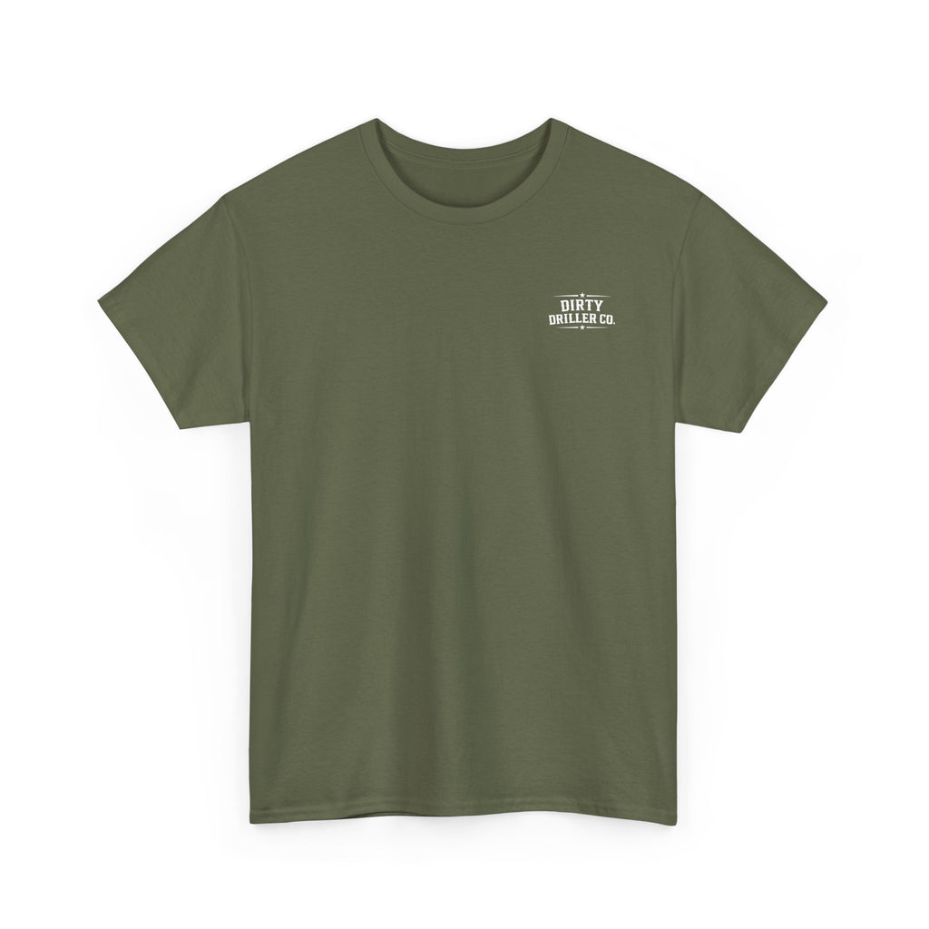 Dirty Driller Co. Dirty Hands Produce Clean Energy Graphic Tee