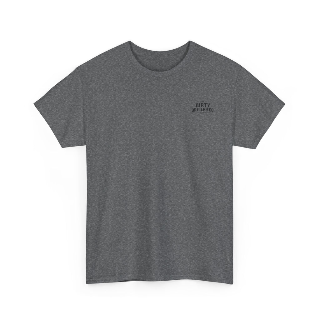 Dirty Driller Co. Black Graphic Dirty Hands Produce Clean Energy Tee