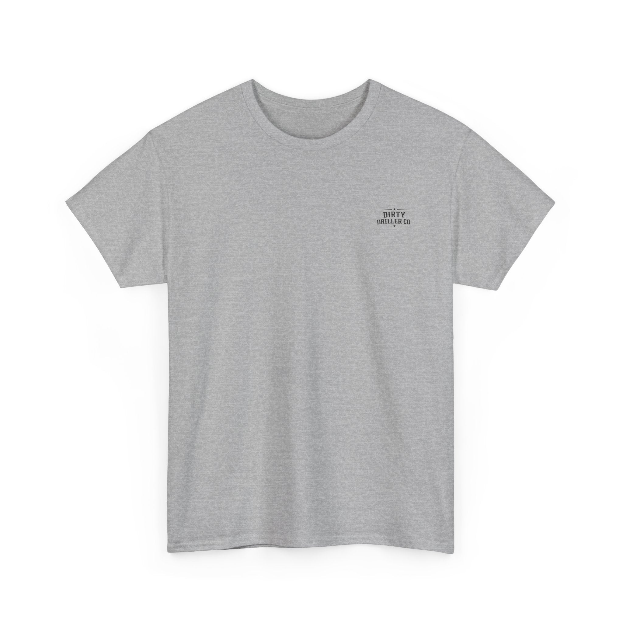 Dirty Driller Co. Black Stripper Logo Graphic Tee
