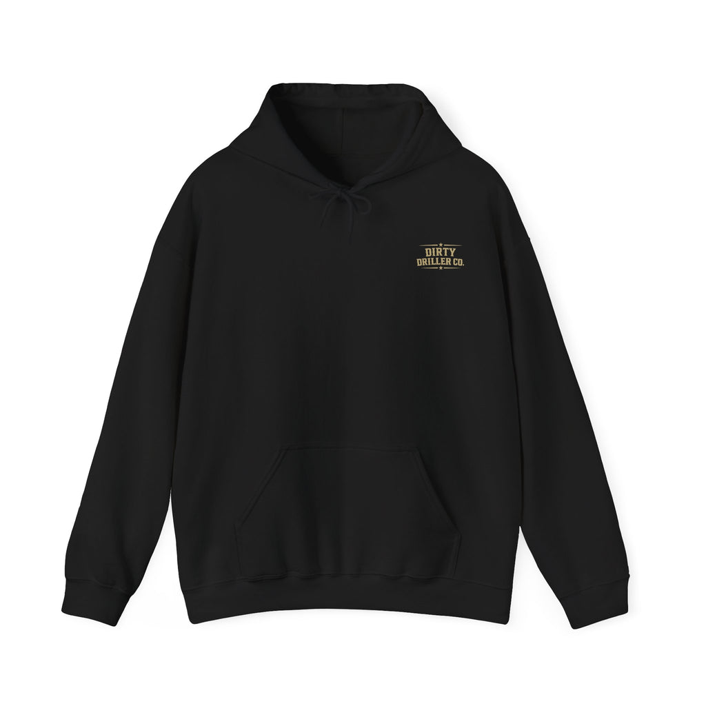 Dirty Driller Co. We Fill you Box Graphic Hoodie